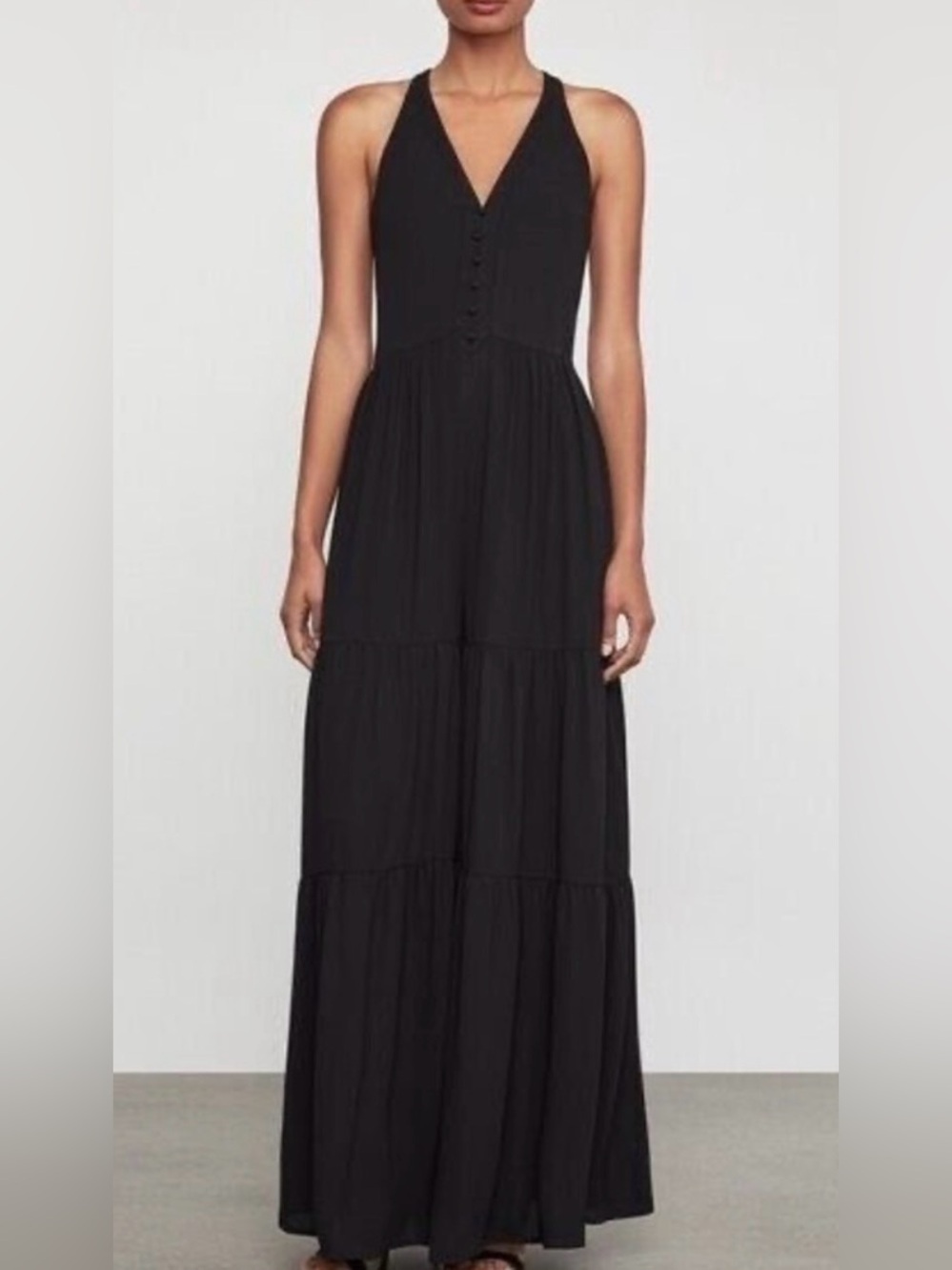 BCBGMaxAzria Black Halter Jumpsuit